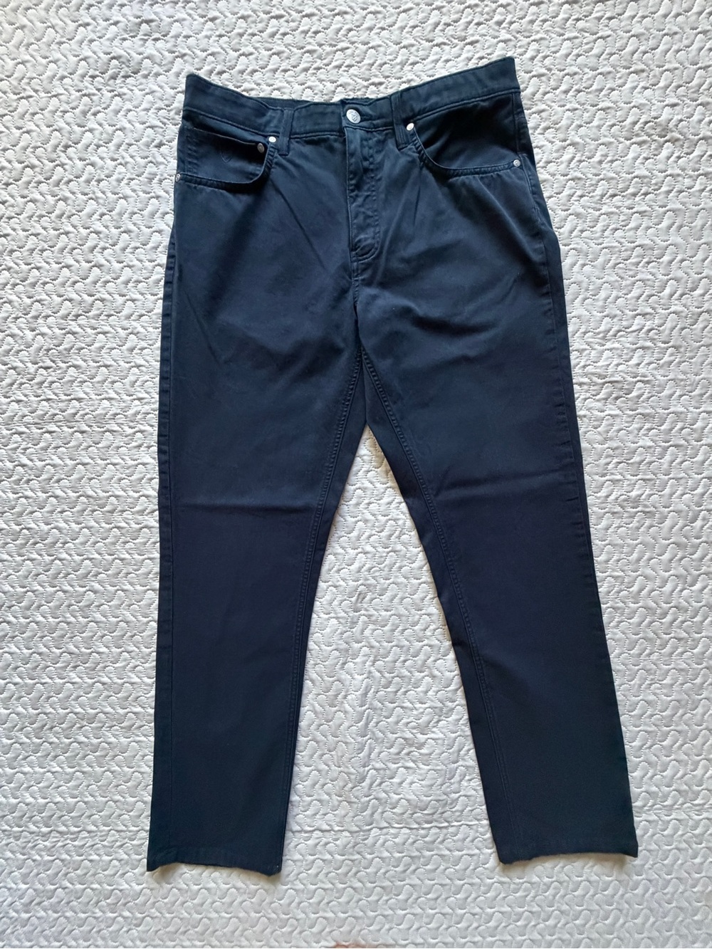 Cremieux Men's Hudson Chino Straight Leg Comfort Stretch Navy Blue Size 33x31
